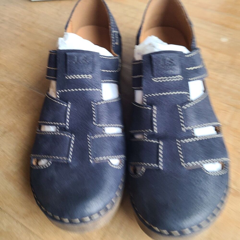 Josef Seibel Fergey 59 Womens Leather Fisherman‎ Sandal SAMPLE EU 37 RARE NEW - Picture 2 of 10